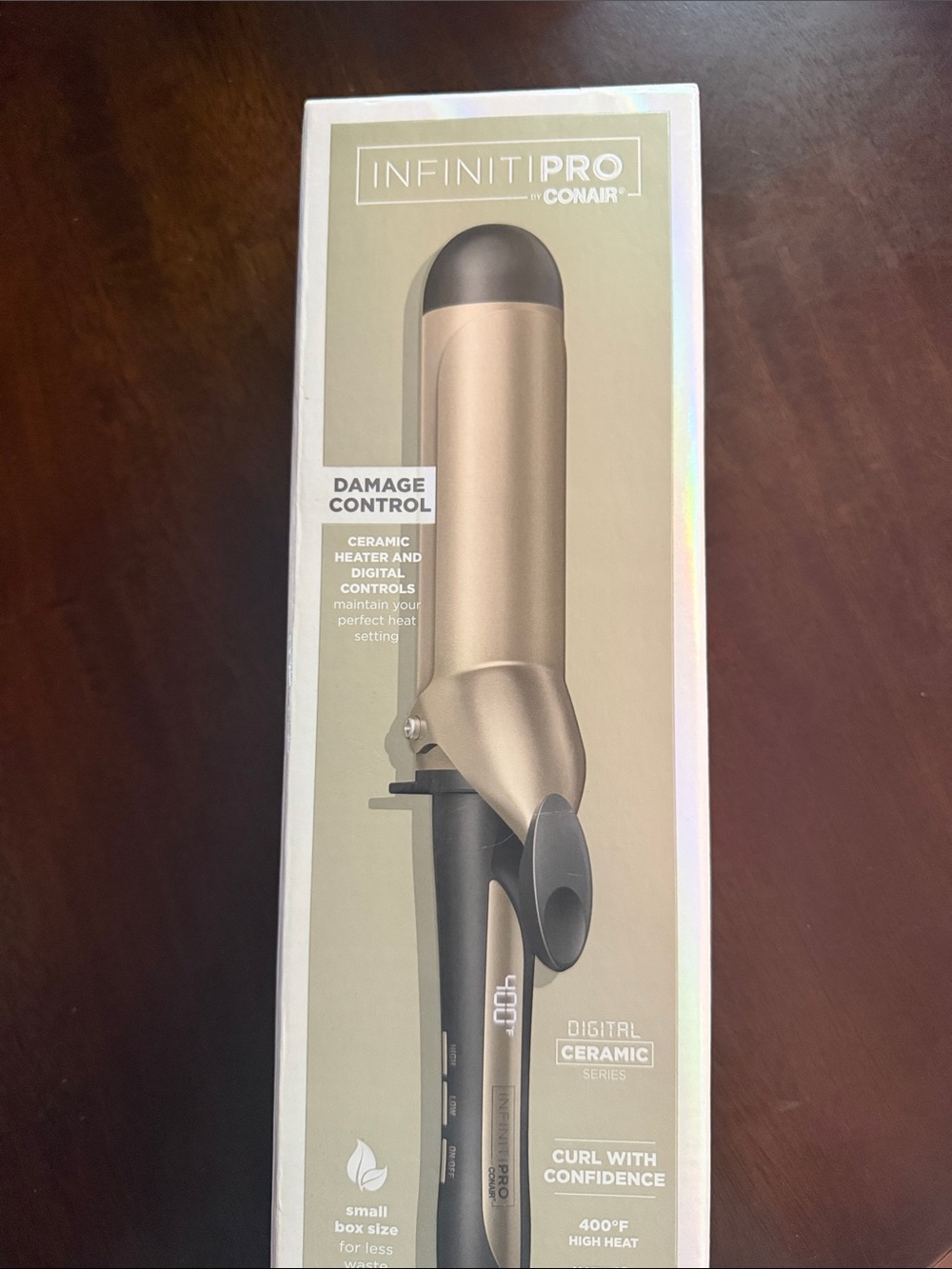 InfinitiPRO by Conair Gold 1 3/4 in tourmaline ceramic Curling Iron-New in box